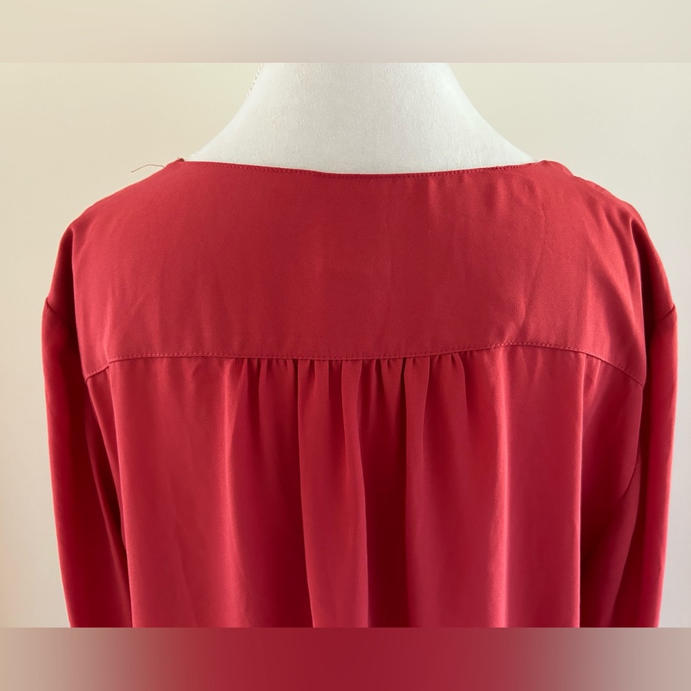 Pretty Dark Rust Colored Blouse - image 6